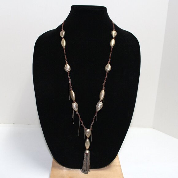 Branded 5X 30" Long Plus The Tassel Chain Necklace With Lobster Clasp - Picture 13 of 13